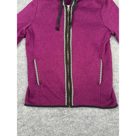 Mossimo Supply Co Purple Full Zip Hoodie Jacket Women’s Small S/P Fleece Lined - Picture 7 of 16